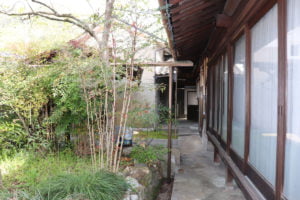 兵庫県宍粟市木谷の中古一戸建ての庭