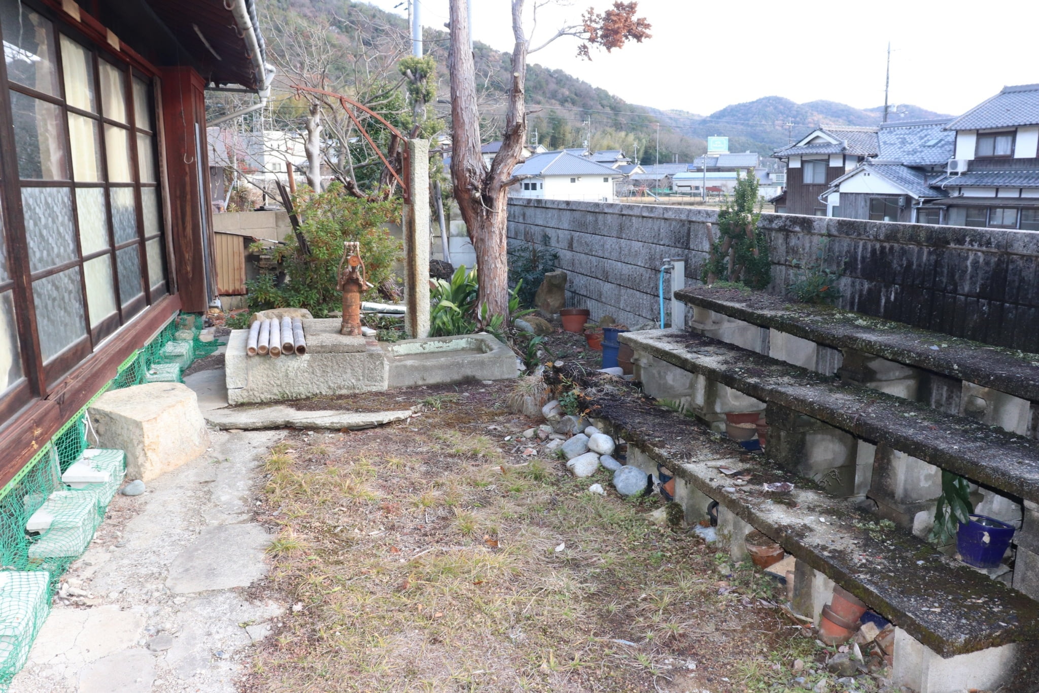 たつの市の中古住宅の庭