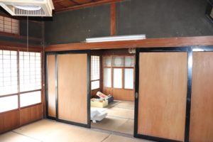 たつの市、古民家の和室