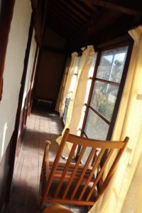 たつの市の古民家の縁側