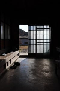 たつの市の古民家の玄関