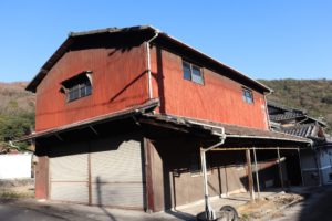 たつの市、納戸の外観