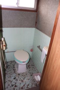 古民家の洋式トイレ