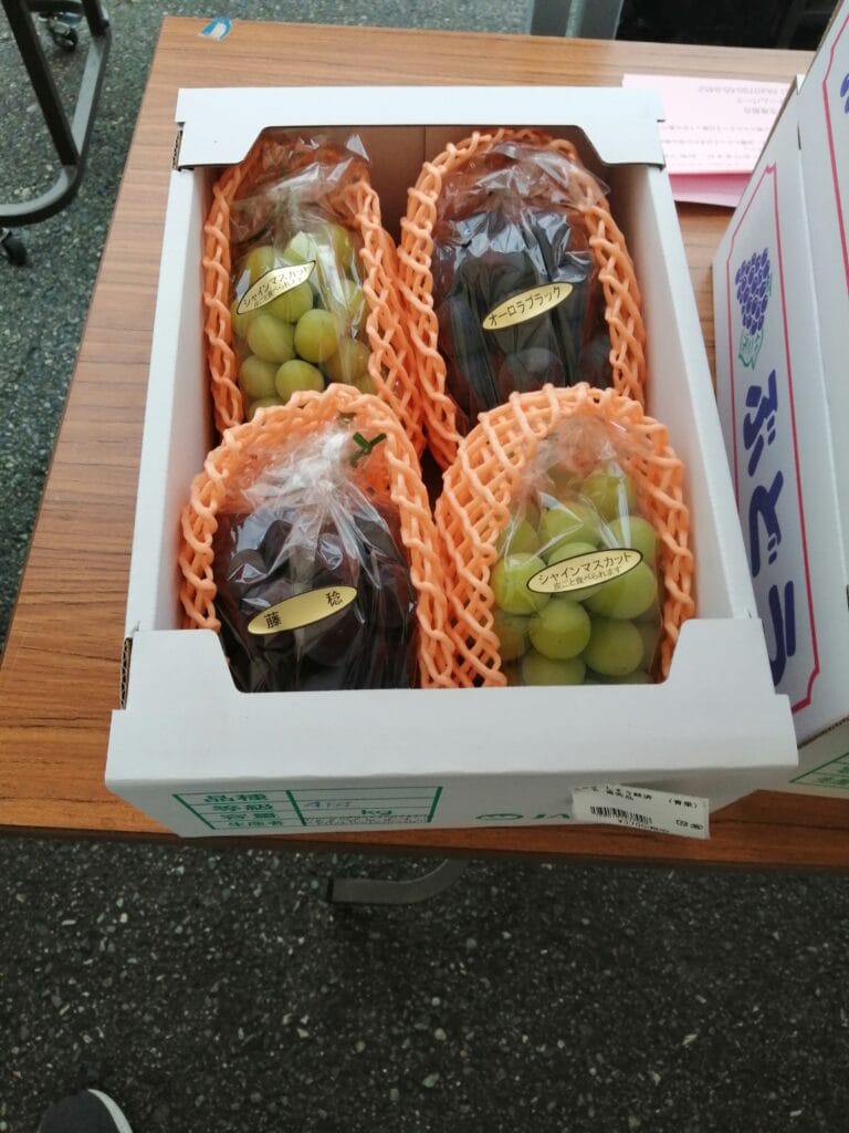 宍粟市山崎町の旬彩蔵のぶどう祭り